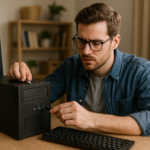 Person working on a computer while addressing How to Fix USB Ports Not Working on a PC (Beginner Guide)