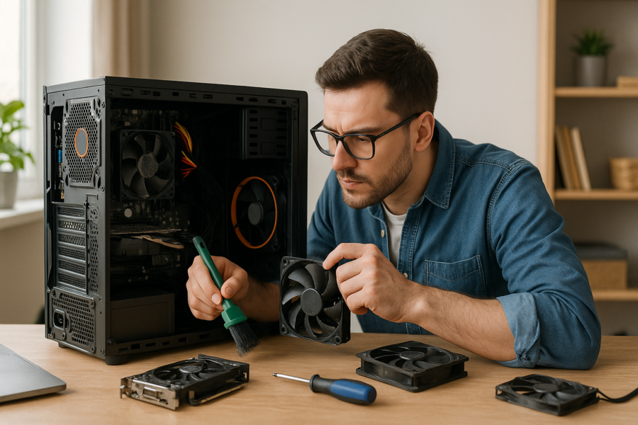PC Overheating Fix: Clean Fans, Improve Airflow, and Lower Temps