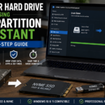 Cloning a hard drive to NVMe SSD using AOMEI Partition Assistant bootable USB tool