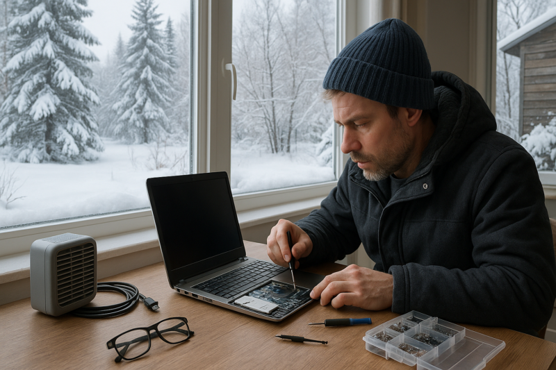 Avoid the Deep Freeze: Essential Winter Computer Care & Repair