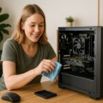 Person working on a computer while addressing best CPU for gaming and productivity 2026