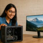 Person working on a computer while addressing GPU VRAM vs bandwidth