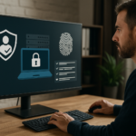 Person working on a computer while addressing unattended remote access security