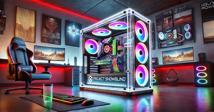 A programmable see-through screen for your case? iBUYPOWER’s Project Snowblind is finally here!