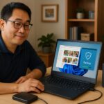 Person working on a computer while addressing computer tune-up worth it