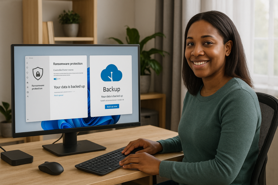 Ransomware Resilience on Windows: Controlled Folder Access + Backups (A Practical Setup)