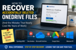Recover accidentally deleted OneDrive files after synchronization deleted documents across Synology NAS and Windows.
