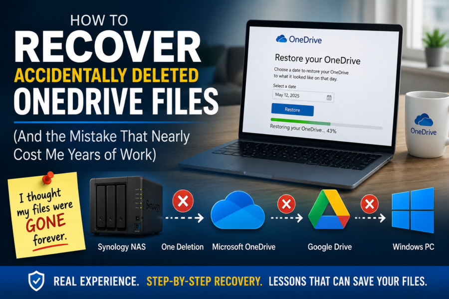 How to Recover Accidentally Deleted OneDrive Files (And the Mistake That Nearly Cost Me Years of Work)