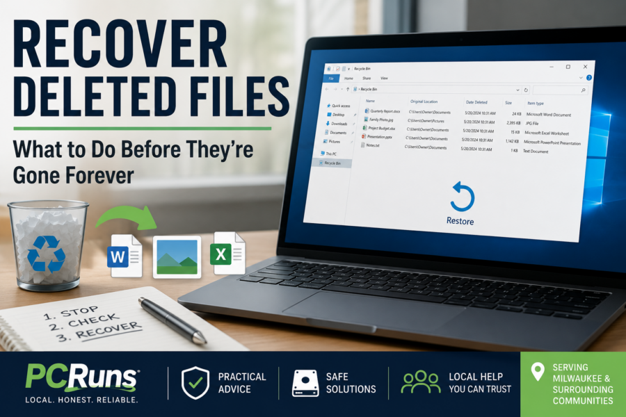 Recover Deleted Files: What to Do Before They’re Gone Forever